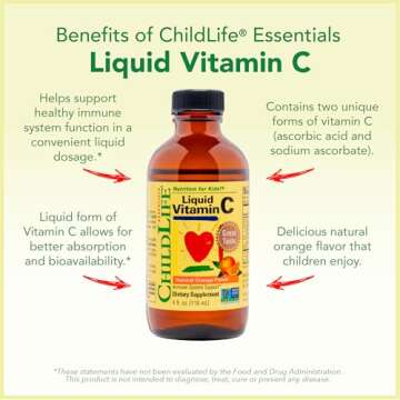 CHILDLIFE ESSENTIALS Immune Support 3-Pack - Liquid Vitamin C, First Defense, and Zinc - Immune Boosting Supplements for Infants, Toddlers, and Kids