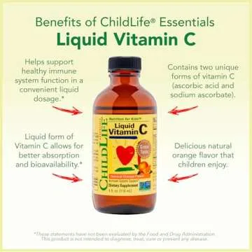 CHILDLIFE ESSENTIALS Immune Support 3-Pack - Liquid Vitamin C, First Defense, and Zinc - Immune Boosting Supplements for Infants, Toddlers, and Kids