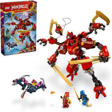 LEGO NINJAGO Kai’s Ninja Climber Mech Adventure Toy Set