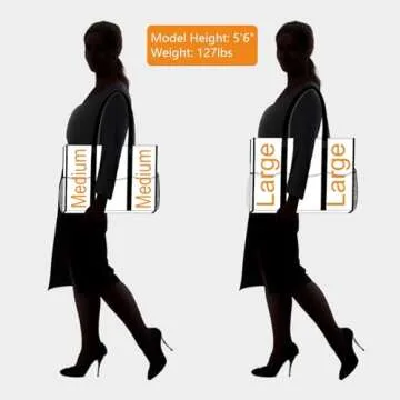 Stylish Top Zipper Tote Bag with Numerous Pockets