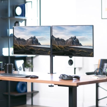 VIVO Dual Monitor Desk Mount - Ergonomic & Adjustable