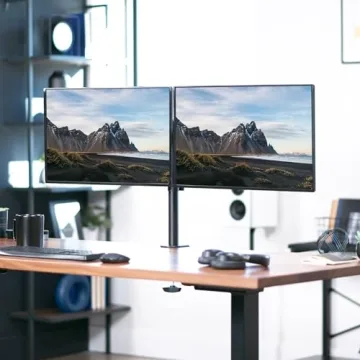 VIVO Dual Monitor Desk Mount - Ergonomic & Adjustable