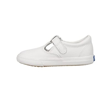 Keds Daphne Mary Jane Flat - White Leather for Girls