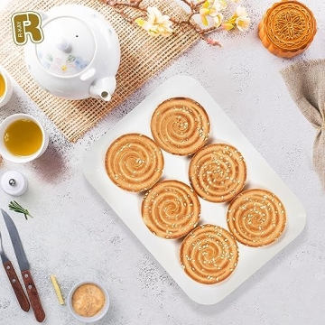 R-kay 3 Pack White Plastic Serving Trays for Every Event