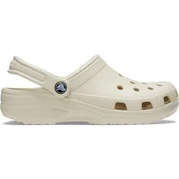 Comfortable Crocs Unisex Classic Clogs in Bone Color 8