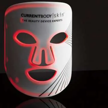 CurrentBody Skin Complete LED Kit | Fully Wearable Anti-Aging LED Mask & Device for Face, Neck & Décolletage | Red Light Therapy Treatment Device for Wrinkle Reduction