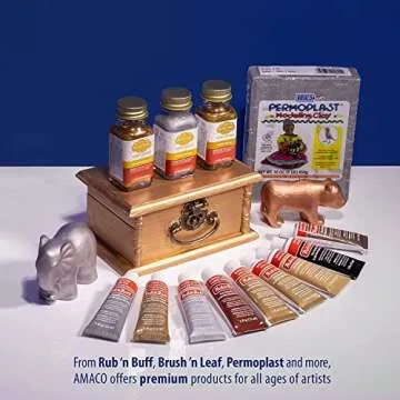 Rub 'n Buff Gold Tones with Pixiss Brushes for Perfect Finish