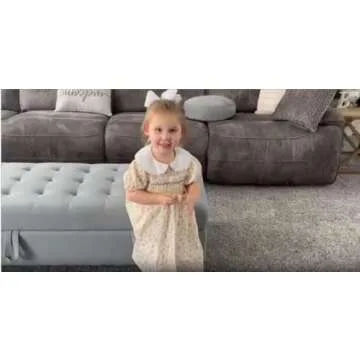 Easter Dresses for Toddler Girls Smocked Summer Spring Vintage Floral Church Holiday Yellow Dress fo...