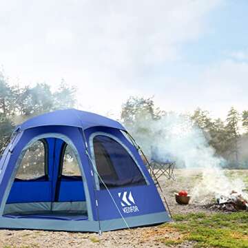 KENFOR Outdoor Waterproof Camping Tent for Family Adventures