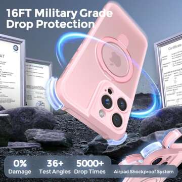 MOCCA iPhone 16 Pro Max Case with Magnetic Stand