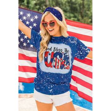 Patriotic 4th of July Headbands with Rhinestones