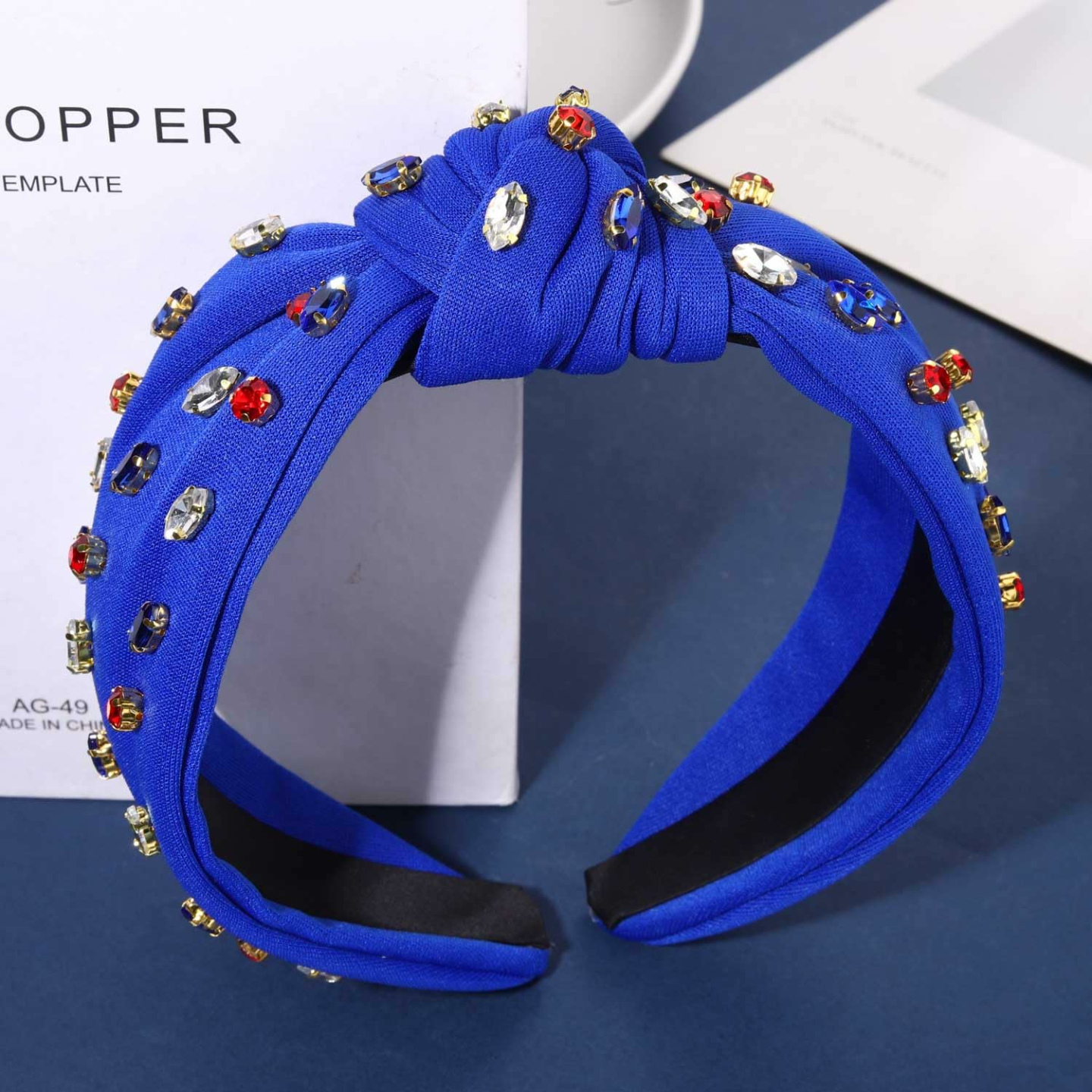 Patriotic 4th of July Headbands with Rhinestones