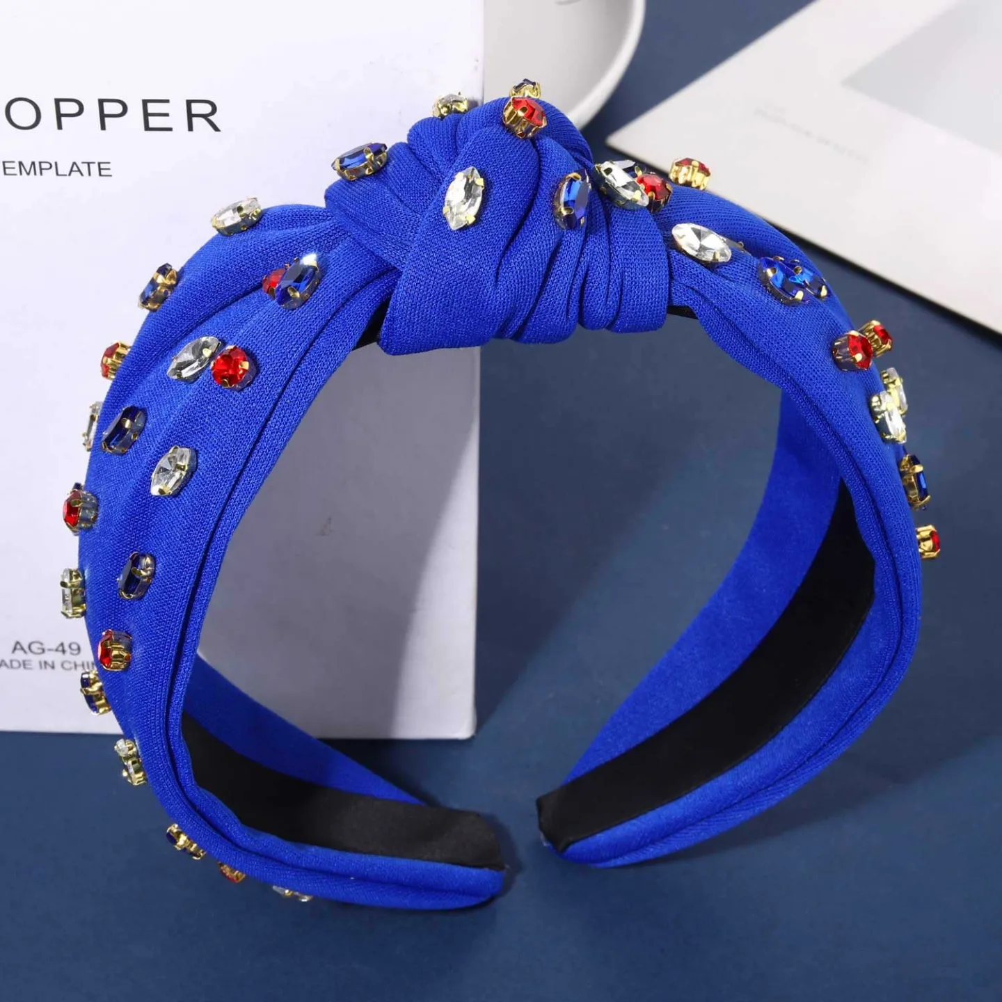 Patriotic 4th of July Headbands with Rhinestones