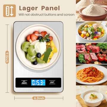 Yusshn Digital Kitchen Scale - Precision for Cooking