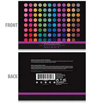 SHANY 96 COLOR RUNWAY Eyeshadow Palette - Highly Pigmented Blendable Natural and Matte Eye shadow Colors Professional Makeup Eye shadow Palette