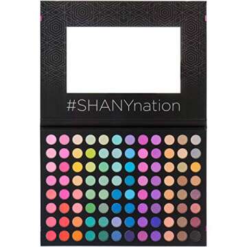SHANY 96 COLOR RUNWAY Eyeshadow Palette - Highly Pigmented Blendable Natural and Matte Eye shadow Colors Professional Makeup Eye shadow Palette