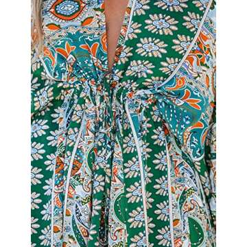 CUPSHE Women Casual Boho Floral Sundress Summer Dress