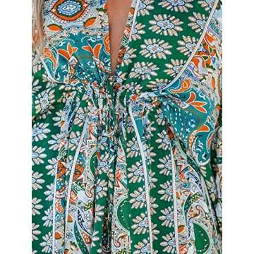 CUPSHE Women Casual Boho Floral Sundress Summer Dress