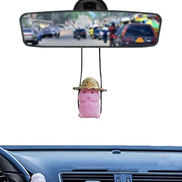 Cartoon Tintin Car Mirror Hanging Accessories,Car Decoration Charm Pendant,Car Mirror Suspension Dec...