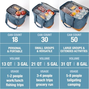 CleverMade Collapsible Cooler Bag - Versatile & Leakproof