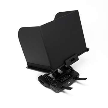 Ultimaxx Phone Monitor Sun Shade Cover Tablets Pad Hood for DJI Phantom 4/3, Mavic Pro, Inspire, OSMO, M600 Monitor Remote Controller (Small Tablet 8 Inch)