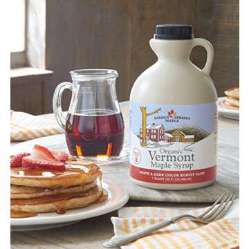 Hidden Springs Organic Grade A Dark Robust Maple Syrup