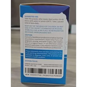 ZEBORA Probiotics for Women, Men and Kids, Prebiotics and Probiotics Powder for Digestive and Immune Gut Health - Support Healthy-Respiratory-System Gluten Free and Non GMO, 30 Packets