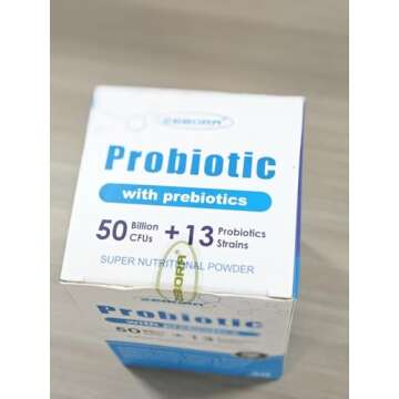ZEBORA Probiotics for Women, Men and Kids, Prebiotics and Probiotics Powder for Digestive and Immune Gut Health - Support Healthy-Respiratory-System Gluten Free and Non GMO, 30 Packets