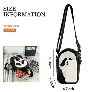 Halloween Pumpkin Ghost Crossbody Bag for Women