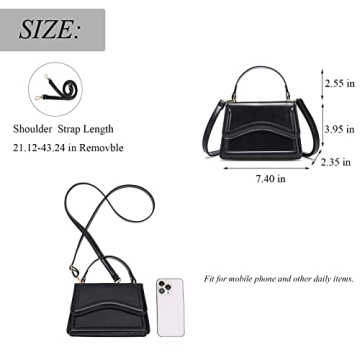 SHUIANGRAN Stylish Small Square Crossbody Bag for Women
