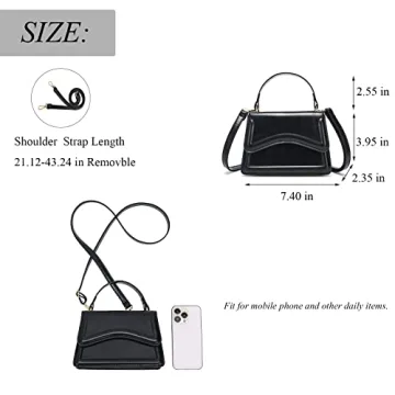 SHUIANGRAN Stylish Small Square Crossbody Bag for Women