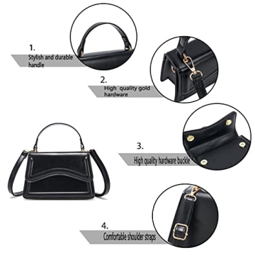 SHUIANGRAN Stylish Small Square Crossbody Bag for Women