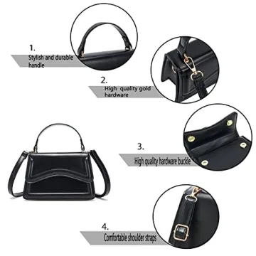 SHUIANGRAN Stylish Small Square Crossbody Bag for Women
