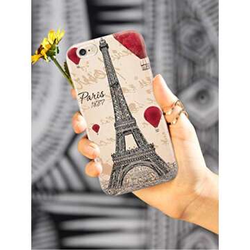 Inspired Cases - Compatible with iPhone 11 Pro Case - 3D Textured Protective Phone Case for Apple iPhone 11 Pro - Paris Eiffel Tower 1887
