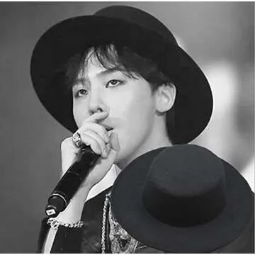 Classic Unisex Wool Blend Fedora Hat Brim Flat Church Cap Wide Brim Classic Pork Pie Hat Perfect for Wedding Party Talent Show Performance Best Xmas Gift for Boys Girls Women Men Black