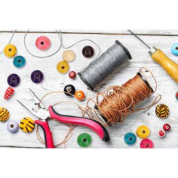 730pcs 10mm Assorted Color Wooden Beads, Painted Round Wooden DIY Craft Production Project Large Hole Wooden Spacer Beads for Kids and Adult Jewelry Making Supplies