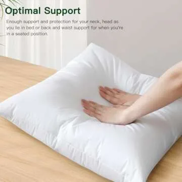 Comfortable OTOSTAR Down Throw Pillow Inserts 20" x 20"