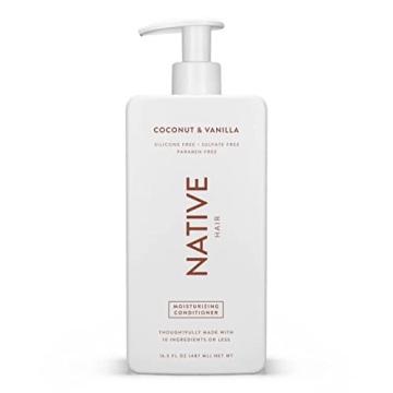 Native Coconut & Vanilla Moisturizing Vegan Conditioner - Soft & Silky Hair Care