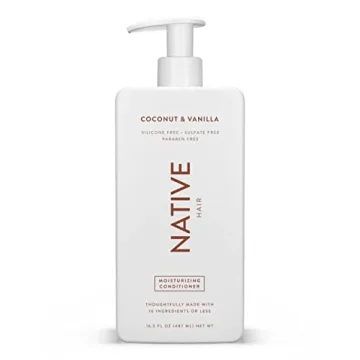 Native Coconut & Vanilla Moisturizing Vegan Conditioner - Soft & Silky Hair Care