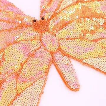 Mocure Womens Sparkly Butterfly Sequin Crop Tops Sexy Trendy Sleeveless Cute Butterfly Halter Tops Rave