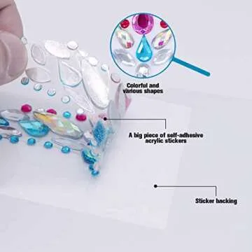 Sparkling Face Jewels for Festivals and Parties