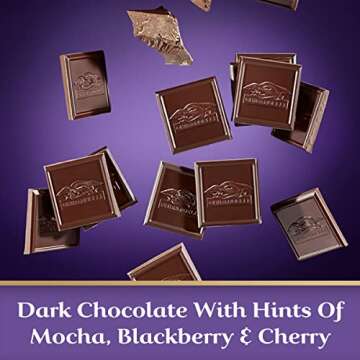 GHIRARDELLI Intense Dark Chocolate Squares, 72% Cacao Chocolate for Holiday Gifts and Stocking Stuff...