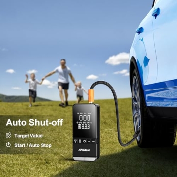 Antaha Tire Inflator Portable Air Compressor - 150 PSI Smart Pump