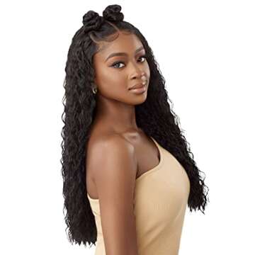 Outre 5x5 Lace Closure Wig - 24" Peruvian Water Wave