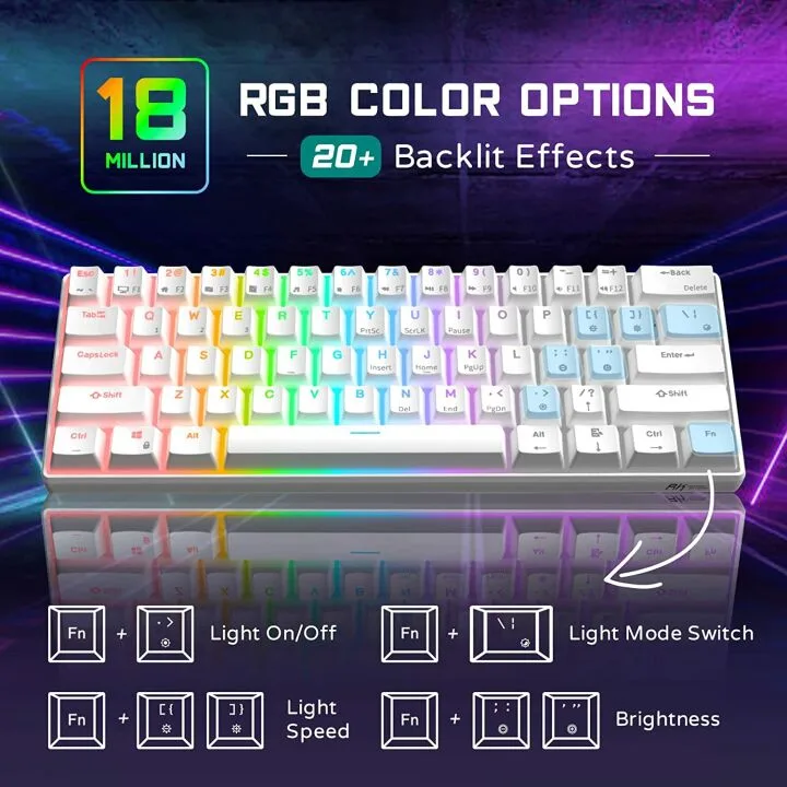 RK Royal Kludge RK61 Mechanical Gaming Keyboard