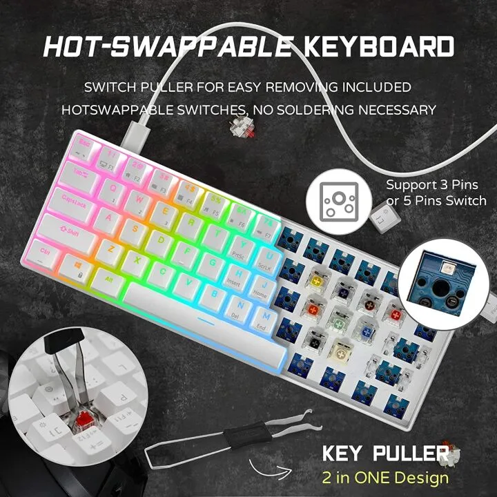 RK Royal Kludge RK61 Mechanical Gaming Keyboard