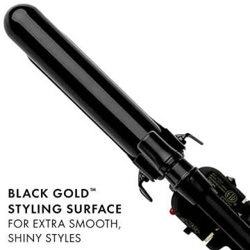 HOT TOOLS Pro Artist Black Gold Marcel Iron | For Extra Smooth Shiny Styles (1”)