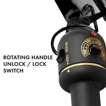 HOT TOOLS Pro Artist Black Gold Marcel Iron | For Extra Smooth Shiny Styles (1”)