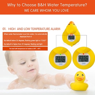 b&h Baby Thermometer for Safe Baby Bathing