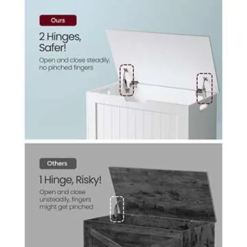 VASAGLE Storage Chest - Stylish Entryway Bench with Storage